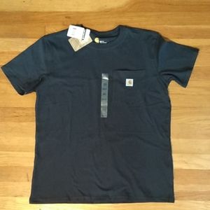Carhartt Women's Navy Pocket Tee